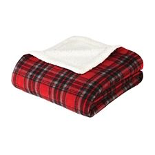 CANVAS Holiday Sherpa Plaid Throw Blanket Canadian Tire