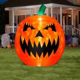 Airblown Kaleidoscope Projection Pumpkin Halloween Inflatable Canadian Tire