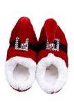 Christmas Indoor Decoration Plus Elf Slippers, One Size, Red, 9 1/2-in