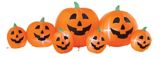 For Living Inflatable Pumpkin Patch with LED Lights for Halloween, Orange, 8-ft | FOR LIVINGnull
