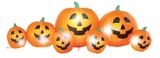 For Living Inflatable Pumpkin Patch with LED Lights for Halloween, Orange, 8-ft | FOR LIVINGnull