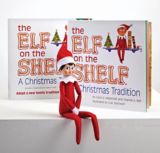 Peluche Elf on the Shelf : Tradition de Noël comprenant le lutin éclaireur, le livre d’histoire et la boîte souvenir | Elf on Shelfnull