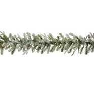 NOMA Grandin Ultra Real Artificial Christmas Garland with Red Ornaments ...