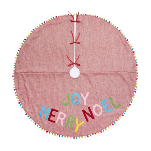 CANVAS Brights POM-POM Tree Skirt, Assorted Product image