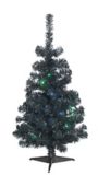 NOMA Pre-Lit LED Christmas Indoor Decoration Artificial Tabletop Tree, Black, 3-ft | NOMAnull