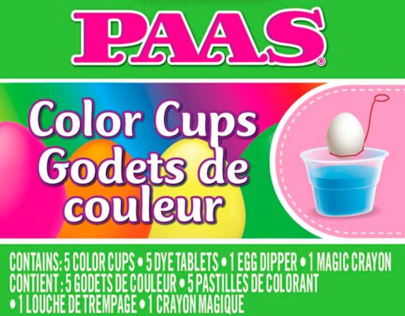 Godets de couleur pour Pâques PAAS Image de l’article
