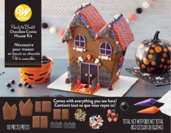 Wilton Ready-to-Build Chocolate Cookie Haunted House Kit, 770-g Product image
