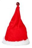 For Living Dancing Musical Christmas Decoration Santa Hat, Red, 13-in | FOR LIVINGnull