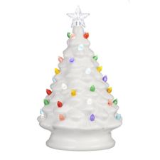 Canvas Light Up Tabletop Ceramic Tree White 8 In Canadian Tire