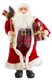 For Living Christmas Decoration Tabletop Santa with List Greeter, 3-ft | FOR LIVINGnull