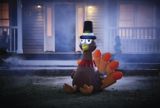 For Living Inflatable Turkey, Weatherproof, LED Lights for Halloween, Multi-Colour, 4-ft | FOR LIVINGnull