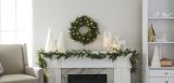 CANVAS Pre-Lit LED Artificial Cedar Christmas Wreath, 24-in | CANVASnull