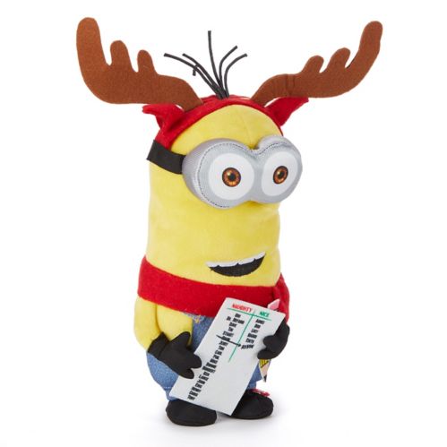 Animated Dancing Musical Christmas Decoration Minions Kevin Plush, 13 3/4-in Product image