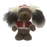 Décoration de Noël animée musicale dansante chien en peluche, brun, 13 po | Vendornull