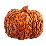 CANVAS Natural Bark Woven Pumpkin for Fall & Thanksgiving Decorations, Multi-Colour, 10-in | CANVASnull