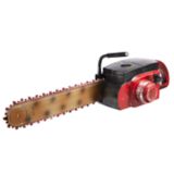 Gemmy Animated Rusty Chainsaw with Touch Sensor, Motion, Sound for Halloween, Red, 22-in | Gemmynull