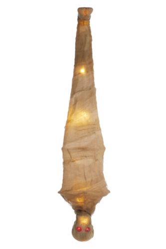 For Living Light Up Hanging Cocoon, with LED Lights and Sound for Halloween, Beige, 47-in Product image