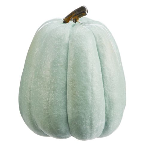 Citrouille de table en résine CANVAS pour décorations d'automne et d'action de grâce, vert, 5 po Image de l’article