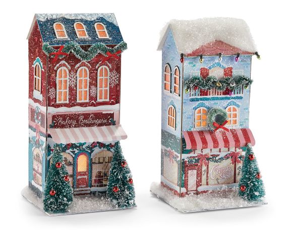 CANVAS Merry & Bright Paper Houses, 2-pk Product image