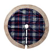 CANVAS Thoughtfully Sourced Blue Flannel Tree Skirt