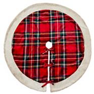 CANVAS Thoughtfully Sourced Red Flannel Tree Skirt