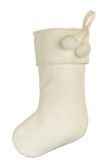 CANVAS White Furry Stocking, 20-in | CANVASnull