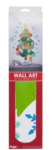 Peel & Stick Reusable Decoration Advent Christmas Tree Wall Art Product image