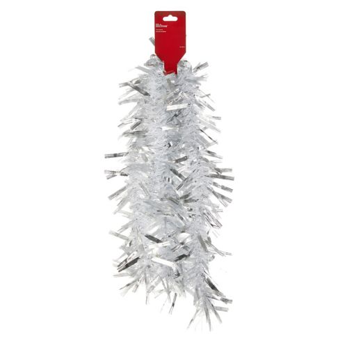 For Living White/Silver Feather Tinsel, 12-ft Product image