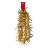 For Living Christmas Decoration Feather Tinsel, Gold, 12-ft | FOR LIVINGnull