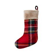 CANVAS Thoughtfully Sourced Red Flannel Stocking