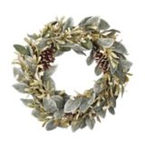 CANVAS Christmas Decoration White Berry Wreath, 22-in | CANVASnull