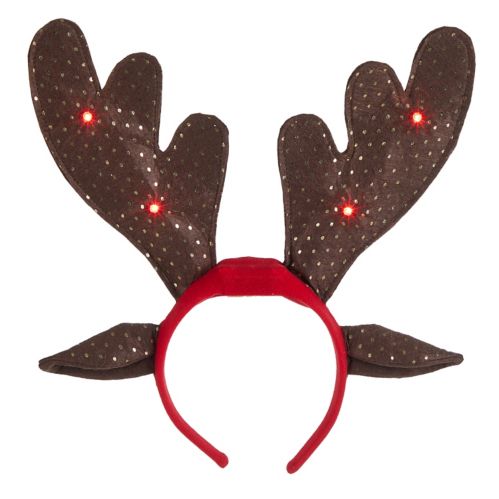 Light Up Antler Headband, 13-in Product image