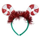 Light-Up Christmas Decoration Candy Cane Headband, 9-in
