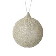 CANVAS Silver Collection, Glass Glitter Ball Ornament