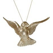 CANVAS Silver Collection Glitter Dove Ornament