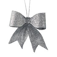 CANVAS Silver Collection, Glitter Bow Ornament