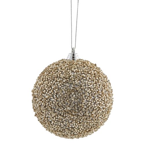 Boule scintillante à perles CANVAS Collection argentée Image de l’article