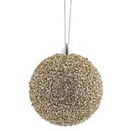 Boule scintillante à perles CANVAS Collection argentée