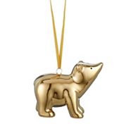 CANVAS Gold Collection, Polished Polar Bear Ornament