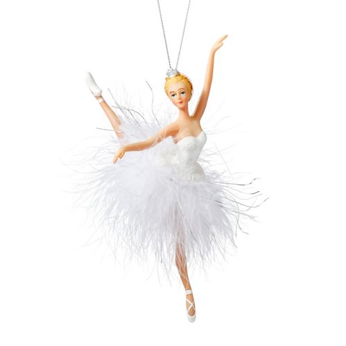 CANVAS Bright's Collection, White Dress Ballerina Ornament Product image
