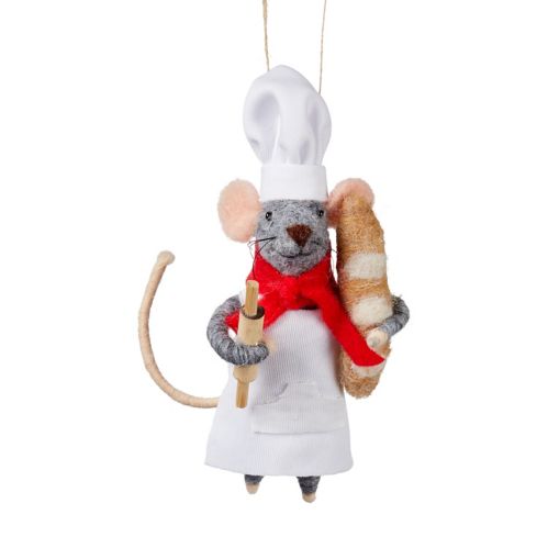 CANVAS Bright's Collection, Felt Baker Mouse Ornament Product image