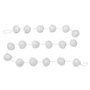 CANVAS Nordic Lights Collection Iridescent Pom Pom Garland, 6-ft
