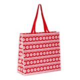 For Living Reusable Non-Woven Christmas Decoration Snowflake Bag, Red & White | FOR LIVINGnull