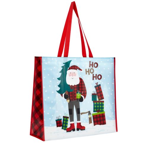 For Living Reusable Non-Woven Christmas Decoration Lumber Jack Bag Product image
