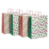 For Living Kraft Christmas Decoration Gift Bags, Jumbo, 4-pk | FOR LIVINGnull