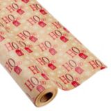 For Living Heavyweight Kraft Christmas Wrapping Paper Roll, Ho Ho Ho, 200-sq.ft. | FOR LIVINGnull