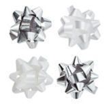 For Living Christmas Decoration Gift Bows, White Metallic, 15-pc | FOR LIVINGnull