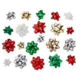 For Living Christmas Decoration Gift Bows, Traditional Colours, 25-pc | FOR LIVINGnull