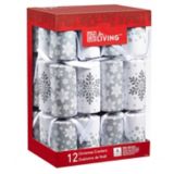 For Living Christmas Crackers, with Gifts, White, 12-pk | FOR LIVINGnull