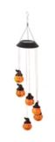 Carillon à citrouille avec lampe solaire à DEL For Living, minuterie automatique pour l’Halloween, orange, 2 1/2 pi | FOR LIVINGnull